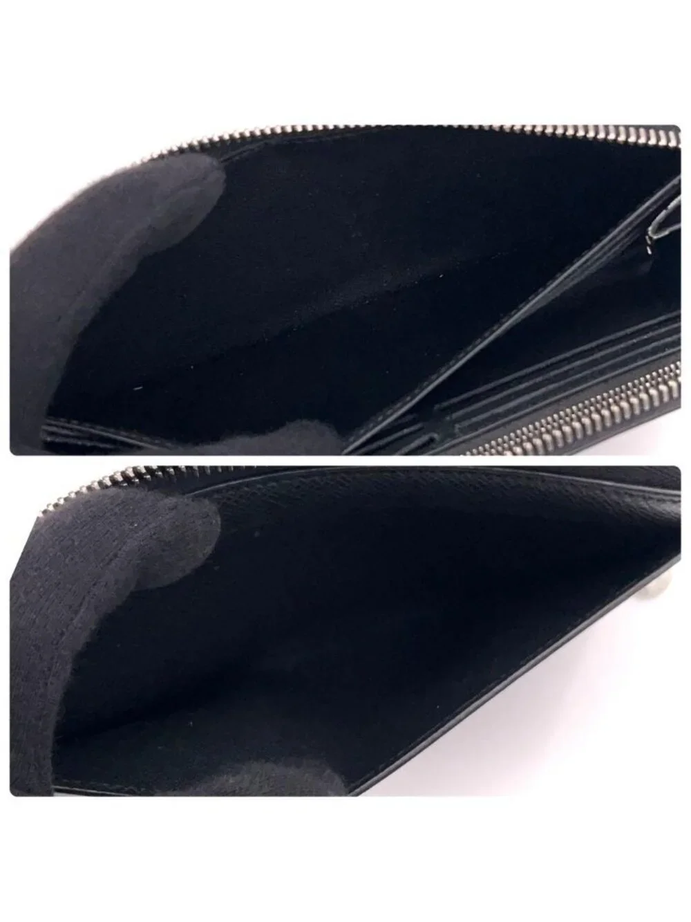Louis Vuitton Taiga Zippy Dragonne Wallet Black